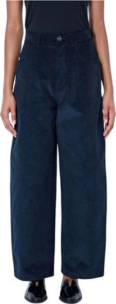 R&oacute;he Berber Barrel Leg Broeken - Dames - Broeken - Blauw - S - Katoen - Broeken