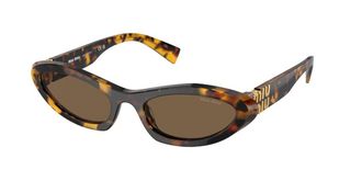 Miu Miu MU09YS VAU06B Womens Sunglasses Tortoiseshell Size 54