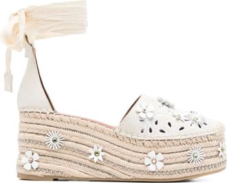 Kurt Geiger Espadrilles Flower 80mm - Toni neutri