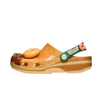 Crocs Classic Clog - Heren - Schoenen - Bruin - Maat: 43 EU Leer