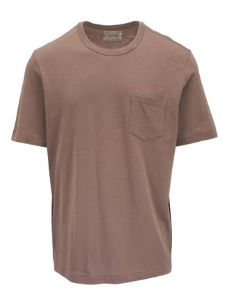 Faherty chest-pocket T-shirt - Brown