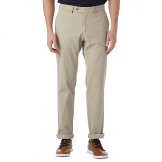 Ballin Pima Twill Relaxed Khaki Pants In Stone