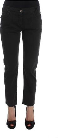Costume National Chique Zwarte Denim Jeans - Dames - Slim Fit Jeans - Zwart - W28 - Denim - Jeans