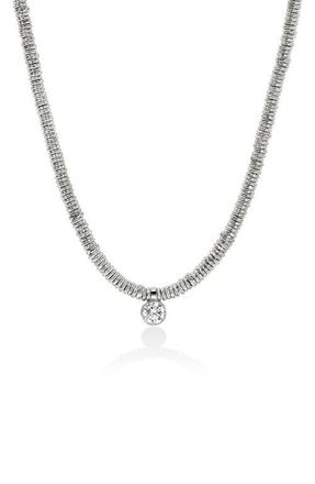 John Hardy JH Lovestruck Heishi Pendant Necklace, Sterling Silver, Lab-Grown Diamond, 1.0TCW at Nordstrom, Size 18 In