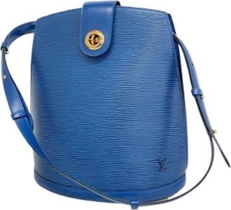 Louis Vuitton Pre-owned Bucket Bags, female, Blue, Size: ONE SIZE Pre-owned Bucket Bag