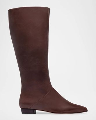 Bernardo Ramona Leather Knee-High Boots