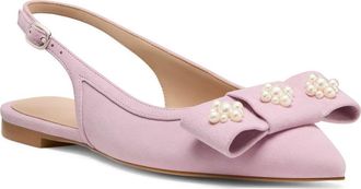 Stuart Weitzman Julietta Slingback Mule in Ice Lilac at Nordstrom Rack, Size 10.5