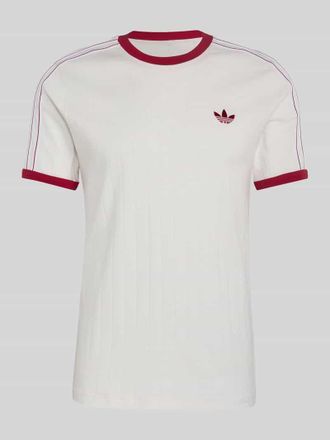 adidas Originals Regular Fit T-Shirt aus reiner Baumwolle in Offwhite, Gr&ouml;&szlig;e XXL