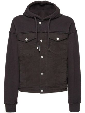 Dsquared2 Giacca denim con cappuccio - Nero
