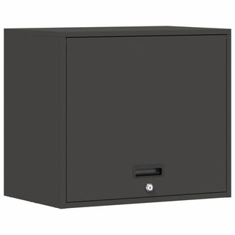 vidaXL Armario De Pared Para El Garaje Negro 60 X 40 X 53 Cm Vidaxl
