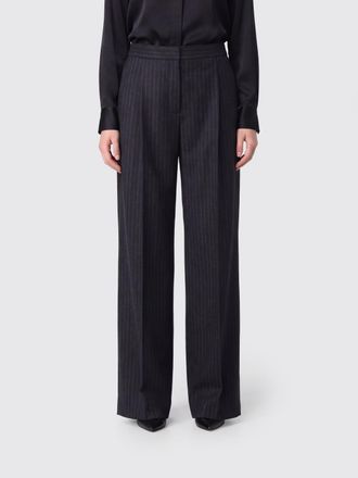 Jil Sander Pantaloni sartoriali gessati in lana a gamba larga