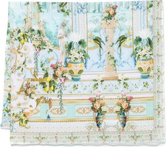 Camilla Sarong con stampa grafica - Blu