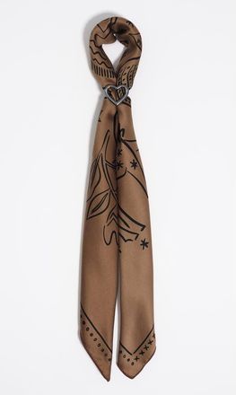 Bimba & Lola Esoteric Scarf Bag Charm in Brown at Nordstrom