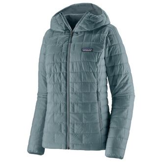 Patagonia Nano Puff Hoody Kunstfaserjacke f&uuml;r Damen | t&uuml;rkis/grau