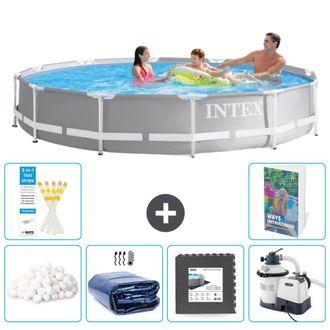 Intex Piscina Prism Frame Redonda - 366x76 Cm - 7-piezas S31