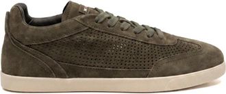 Kiton Sneakers - Heren - Sneakers - Groen - 43 1/2 EU - Schoenen