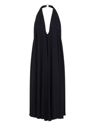 Jacquemus halterneck midi dress - Black