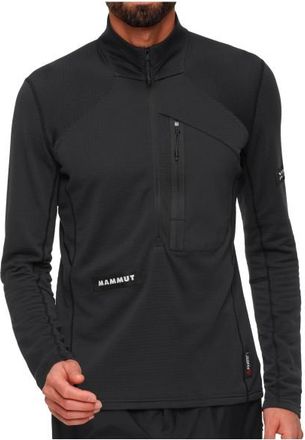 Mammut Eiger Nordwand Advanced First Layer Half Zip Pull Fleecejacke für Herren | schwarz