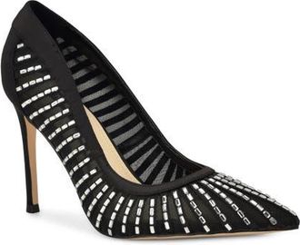 Nine West Feresah Pointed Toe Pump in Black at Nordstrom, Size 10.5