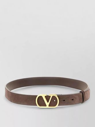 Valentino Garavani suede belt adjustable length finish