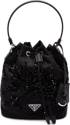 Prada Mini With Embroidery Bags