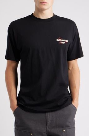 Carhartt Work in Progress Wiptopia Organic Cotton Graphic T-Shirt in Black at Nordstrom, Size Xx-Large
