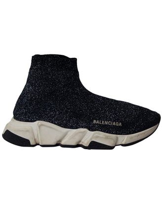 Balenciaga Womens Viscose Glitter Speed Trainer (Authentic Pre-Loved)