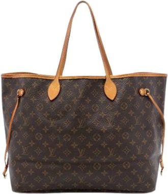 Louis Vuitton Pre-owned Tote Bags, female, Brown, Size: ONE SIZE Pre-owned Neverfull GM