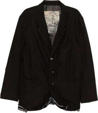 Ziggy Chen Blazer met enkele rij knopen - Bruin