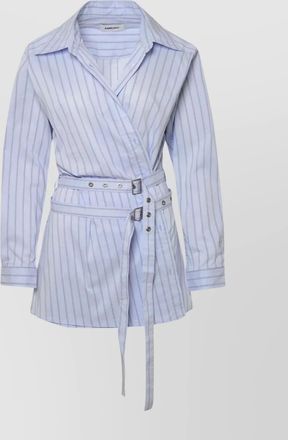 AMBUSH cotton shirt belted waist