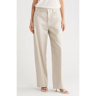 Pistola Denim Tate High Waist Wide Leg Jeans in Champagne Luster at Nordstrom Rack, Size 24