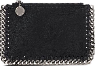 Stella McCartney Womens Cardholder Falabella Black Polyester Wallets & Purses