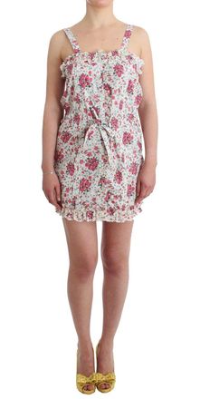 Ermanno Scervino Beachwear Floral Beach Mini Dress Womens Short