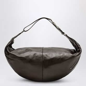 Christophe Lemaire Quiver Clip brown leather bag