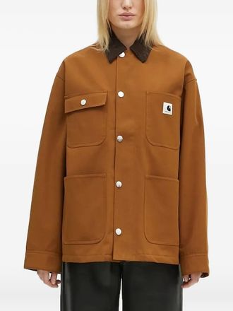 Carhartt Work in Progress corduroy-collar pocket jacket - women - Polyester/Nylon - S - Brown