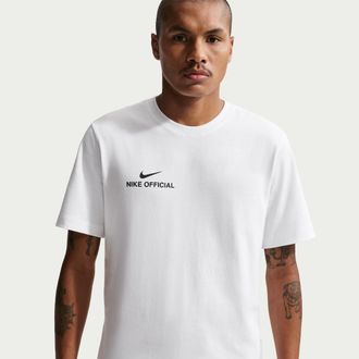 Nike Mens Nike Sportswear T-Shirt in White | IH1143-100