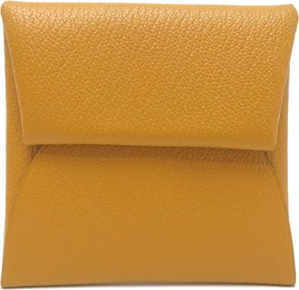 Herm&egrave;s Natural Sable Chevre Leather Coin Purse/Coin Case (Pre-Owned)