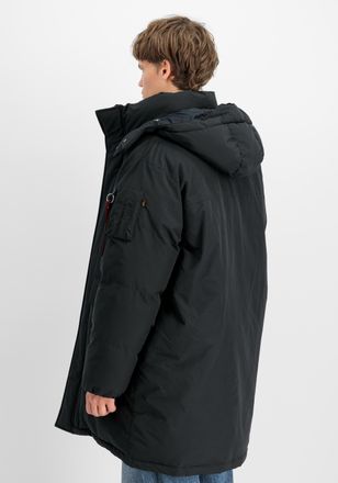 Alpha Industries Parka ALPHA INDUSTRIES Puffer Parka, Herren, Gr. 3XL, schwarz, Obermaterial: 60% Baumwolle, 40% Nylon, Futter: 100% Nylon, F&uuml;llung: 100% Polyester, Ja