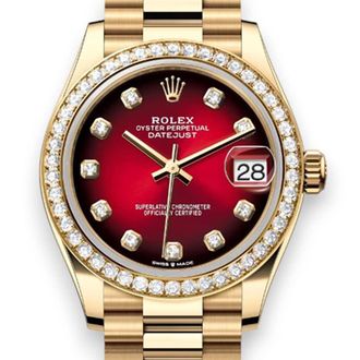 Rolex Datejust Automatic Chronometer Diamond Ladies Watch M278288RBR-0041