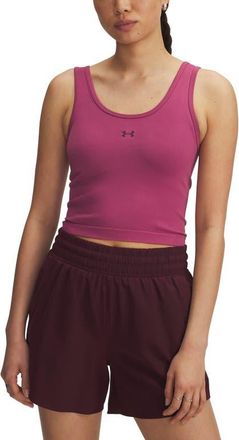 Under Armour Vanish Seamless Tank in Fuchsia /Maroon /Maroon at Nordstrom, Size X-Large