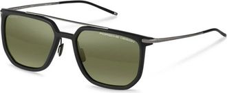 Porsche Design P8992 Zonnebrillen - Heren - Zonnebrillen - Zwart - 56 MM - Accessoires
