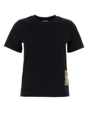 Burberry Black Crew Neck T-Shirt