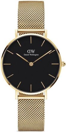 Daniel Wellington Petite Evergold 32mm - women - stainless steel - One Size - Black