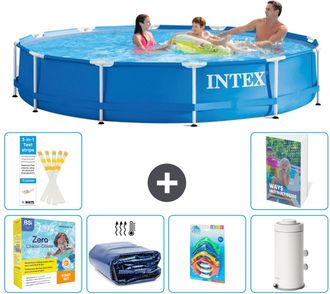 Intex Piscina Con Estructura Redonda - 366x76 Cm - 7-piezas S7