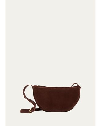 Mansur Gavriel Moon Sling Suede Crossbody Bag