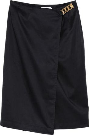 Celine Gonna midi a portafoglio anni 90 - Blu