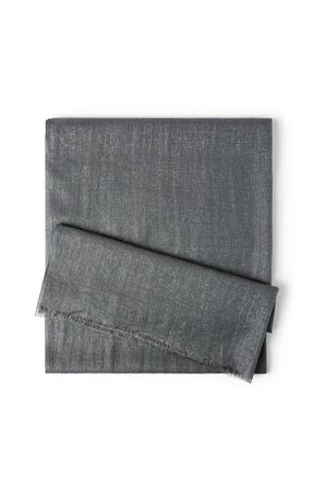 Brunello Cucinelli Sparkling scarf in Anthracite at Nordstrom