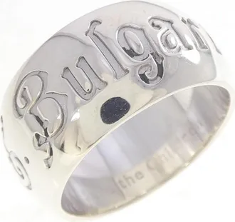 Bulgari Silver 925 Band Ring (Pre-Owned)