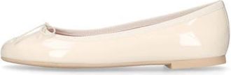 Pretty Ballerinas Round Toe Patent Ballet Flat in Ivory at Nordstrom, Size 39.5