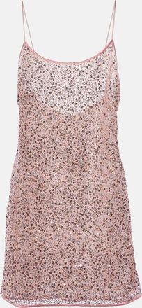 Oséree Netquins slip dress